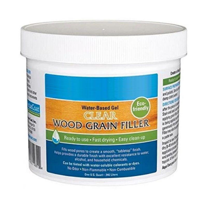 Clear Water Based Wood Grain Filler 1 Quart 950ml 768x768 